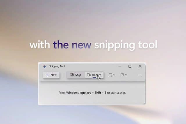 Snipping Tool Screen Recorder