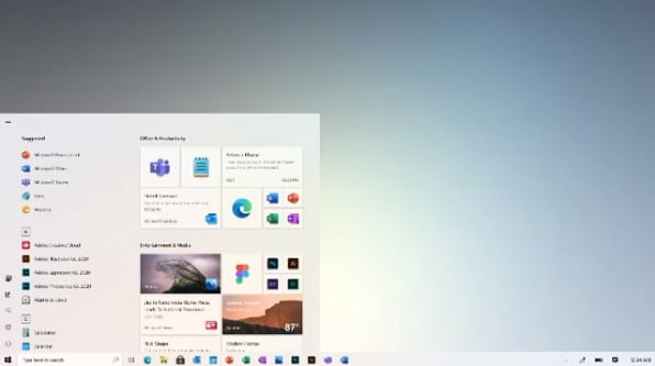 Updated Windows 10 UI