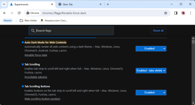 Chrome Dark Mode